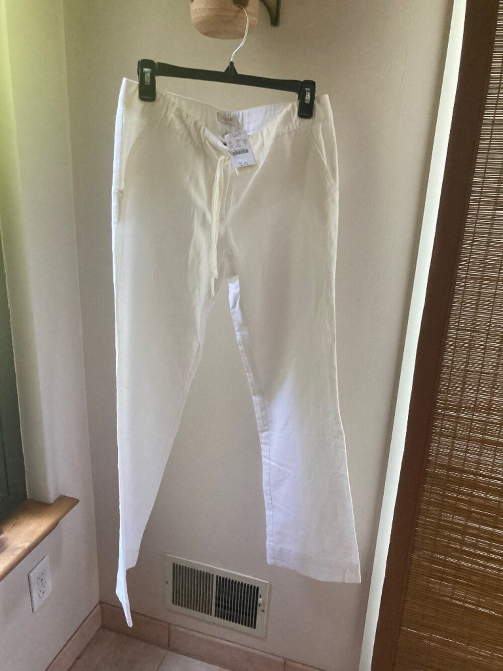 J. Crew White Wide Leg Pants/Trousers - Picture 2 of 16